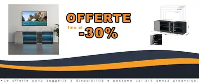 Stantiera TV Mondeer 5 Compartimenti LED Light 55 Pollici