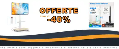 Supporto TV Elegante Regolabile 32-70 Pollici Con Presa